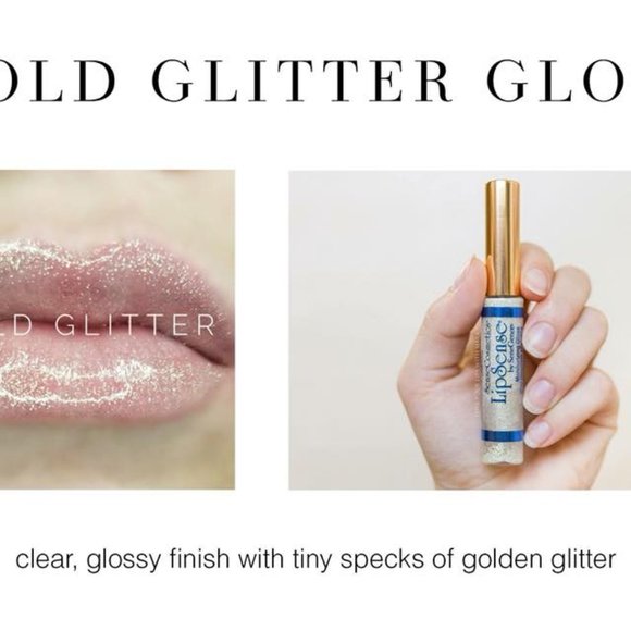 Gold Glitter LipSense Moisturizing Gloss by SeneGence - Picture 3 of 4